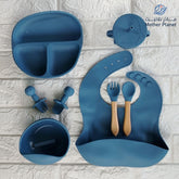 Chicco  Silicone Baby Feeding Set – 8 Pieces